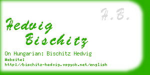 hedvig bischitz business card